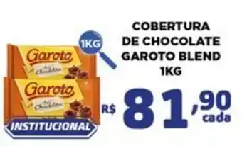 Cobertura de chocolate garoto blend