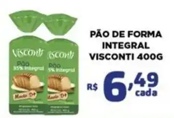Bahamas Mix Pão de forma integral visconti oferta