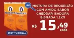 Bahamas Mix Mistura de requeijão com amido sabor cheddar isadora oferta