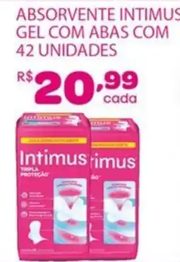 Bahamas Mix Absorvente intimus gel com abas oferta