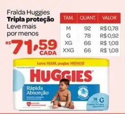 Bahamas Mix Fralda huggies tripla proteção oferta