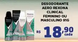 Bahamas Mix Desodorante aero rexona clinical feminino ou masculino oferta