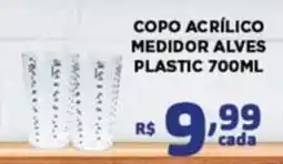 Bahamas Mix copo acrílico medidor alves plastic oferta