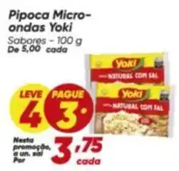 Dia Yoki - pipoca micro- ondas oferta