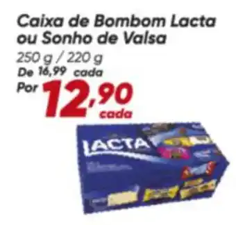 Dia Lacta - caixa de bombom ou sonho de valsa oferta