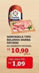 Assaí Atacadista Marba - mortadela tipo bolonha fatiado oferta