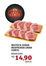 Assaí Atacadista Bisteca suína resfriada corte oferta