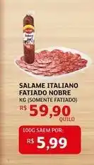 Assaí Atacadista Nobre - salame italiano fatiado oferta