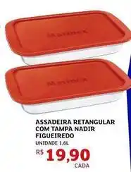Assaí Atacadista Marinex - assadeira retangular com tampa nadir figueiredo oferta