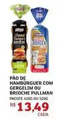 Assaí Atacadista Pullman - pão de hambúrguer com gergelim ou brioche oferta