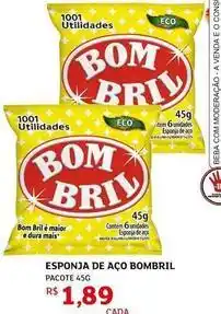 Assaí Atacadista Bombril - esponja de aco oferta