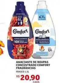 Assaí Atacadista Comfort - amaciante de roupas concentrado oferta