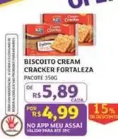 Assaí Atacadista Fortaleza - biscoito cream cracker oferta