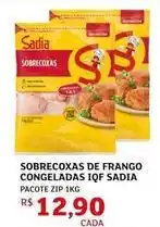 Assaí Atacadista Sadia - sobrecoxas de frango congeladas iqf oferta