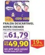 Hiper - fralda descartável cremer