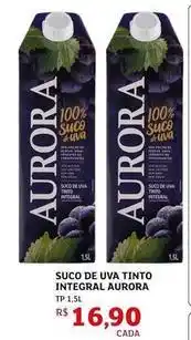 Assaí Atacadista Aurora - suco de uva tinto integral oferta
