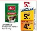 Tenda Atacado Melitta - café solúvel tradicional oferta