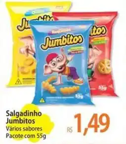 Atacadão Salgadinho Jumbitos Vários sabores oferta
