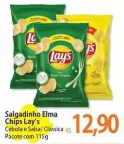 Atacadão Salgadinho Elma Chips Lay's Cebola e Salsa/Clássica oferta