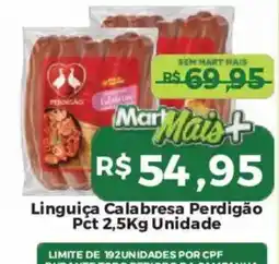 Mart Minas Linguiça Calabresa Perdigão oferta