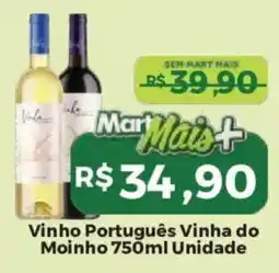 Mart Minas Vinho Português Vinha do Moinho oferta