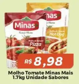 Mart Minas Molho Tomate Minas Mais oferta