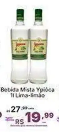 Super Lagoa Bebida Mista Ypióca 1l Lima-limão oferta