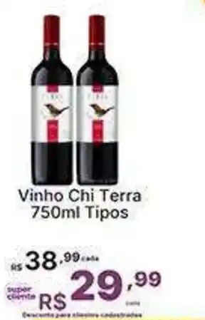 Vinho Chi Terra 750ml Tipos
