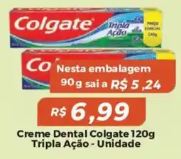 Mart Minas Creme Dental Colgate 120g Tripla Ação oferta