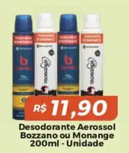 Mart Minas Desodorante Aerosol Bozzano ou Monange oferta