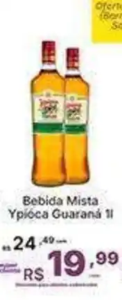 Super Lagoa Bebida mista ypióca guaraná 1l oferta
