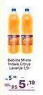 Super Lagoa Bebida Mista Indala Citrus Laranja oferta