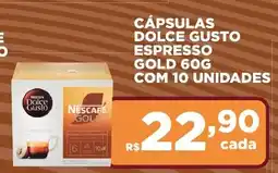 Bahamas Supermercados Cápsulas dolce gusto espresso gold oferta