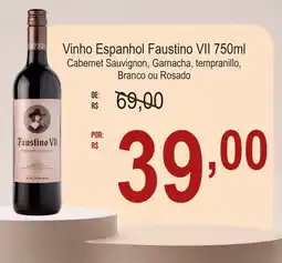 Festval Vinho Espanhol Faustino VII oferta