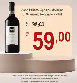 Festval Vinho Italiano Vignaioli Morellino Di Scansano Roggiano oferta