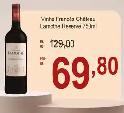 Festval Vinho francês château lamothe reserve oferta