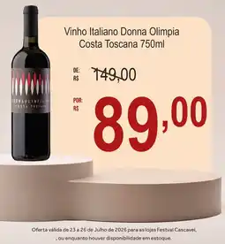 Festval Vinho Italiano Donna Olimpia Costa Toscana oferta