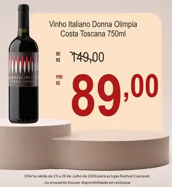 Vinho Italiano Donna Olimpia Costa Toscana