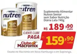 Macromix Atacado Suplemento Alimentar Nutren Senior sem Sabor Nutrição Diária oferta