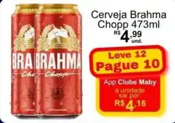 Maby Supermercados Cerveja Brahma Chopp oferta