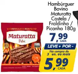 Delta Supermercados Hambúrguer bovino maturatta oferta
