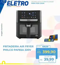 Hiper Moreira Fritadeira air fryer philco paf65a 220v oferta