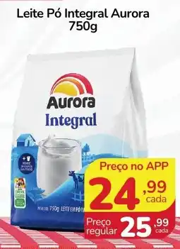Rede Mais Supermercados Leite Pó Integral Aurora oferta