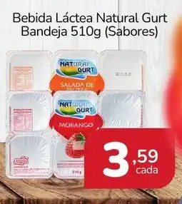 Rede Mais Supermercados Bebida Láctea Natural Gurt oferta