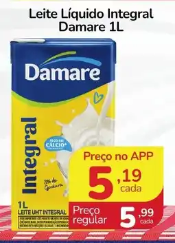 Rede Mais Supermercados Leite Líquido Integral Damare oferta