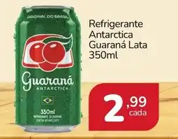 Rede Mais Supermercados Refrigerante Antarctica Guaraná Lata oferta
