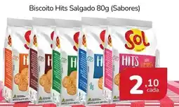 Rede Mais Supermercados Biscoito Hits Salgado oferta