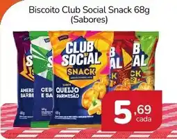 Rede Mais Supermercados Biscoito club social snack oferta