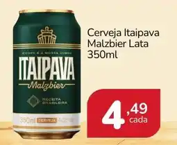 Rede Mais Supermercados Cerveja itaipava malzbier lata oferta