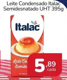 Rede Mais Supermercados Leite Condensado Italac Semidesnatado UHT oferta